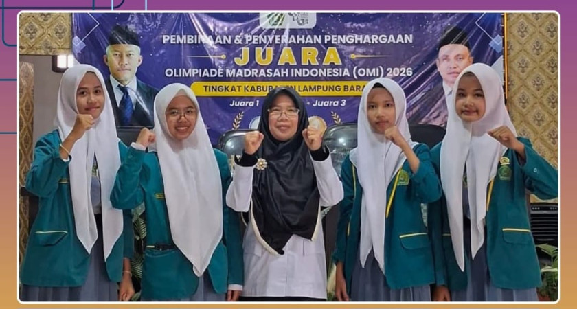 Empat Murid MAN 1 Lampung Barat Raih Penghargaan OMI, Siap Melaju ke Tingkat Provinsi